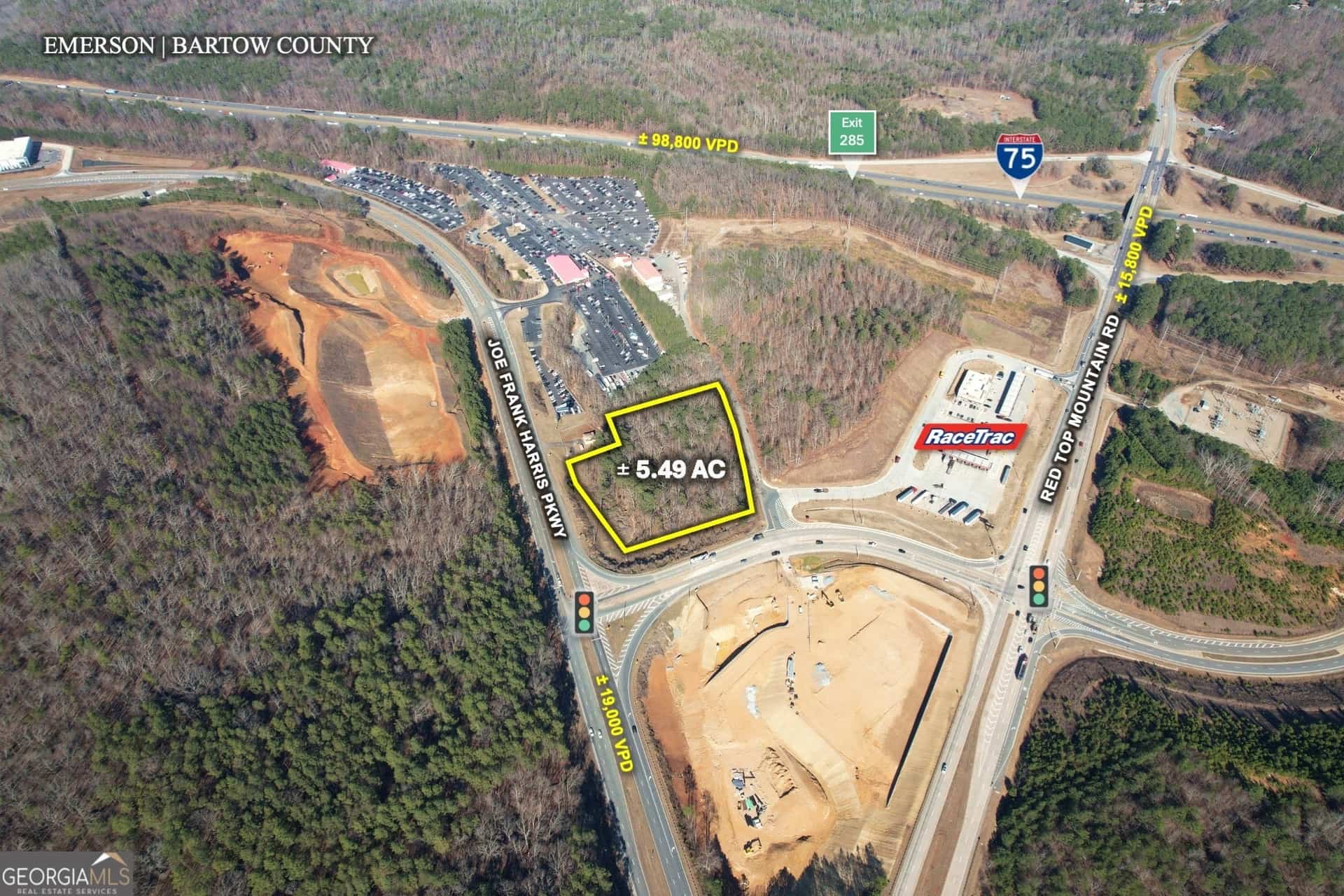 0 Joe Frank Harris Pkwy & Red Top Mountain RD, Emerson, GA 30137