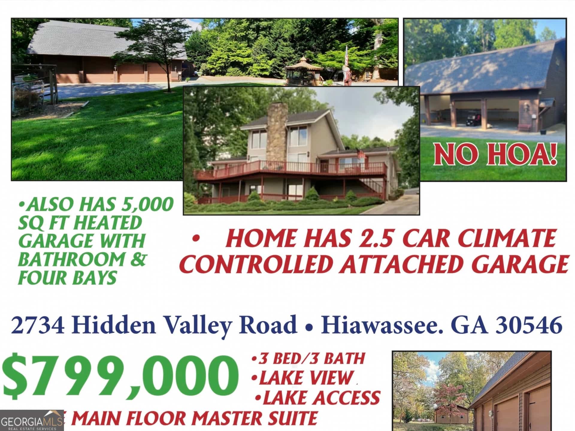 2734 Hidden Valley RD, Hiawassee, GA 30546