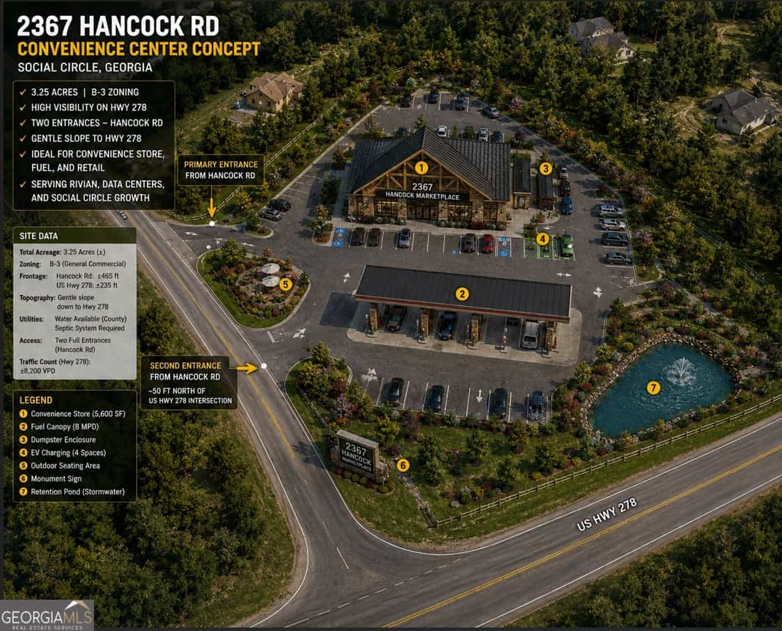 2367 Hancock RD, Social Circle, GA 30025
