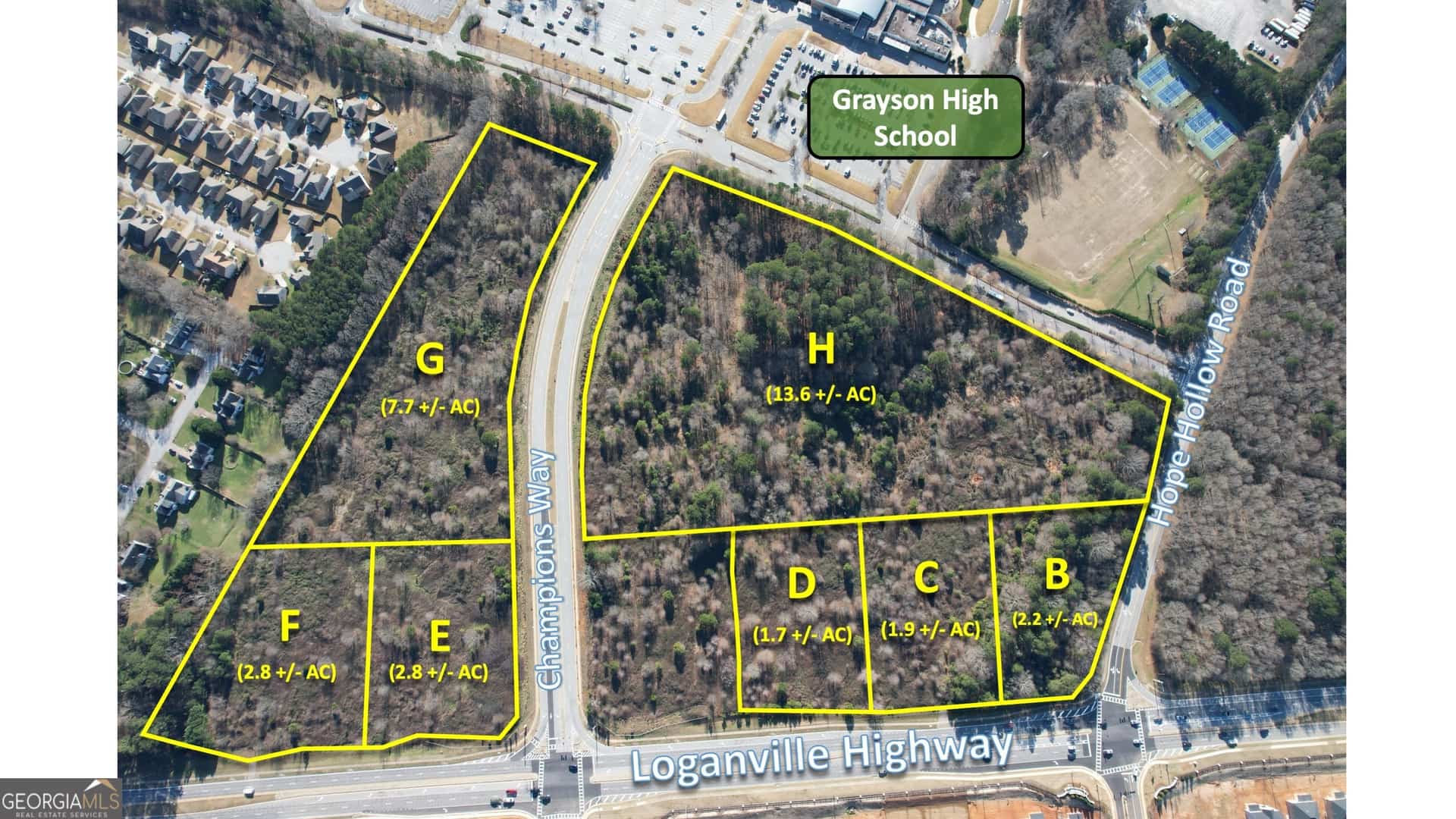 0 Loganville Highway LOT H (13.6 AC) #LOT H (13.6 AC), Loganville, GA 30052