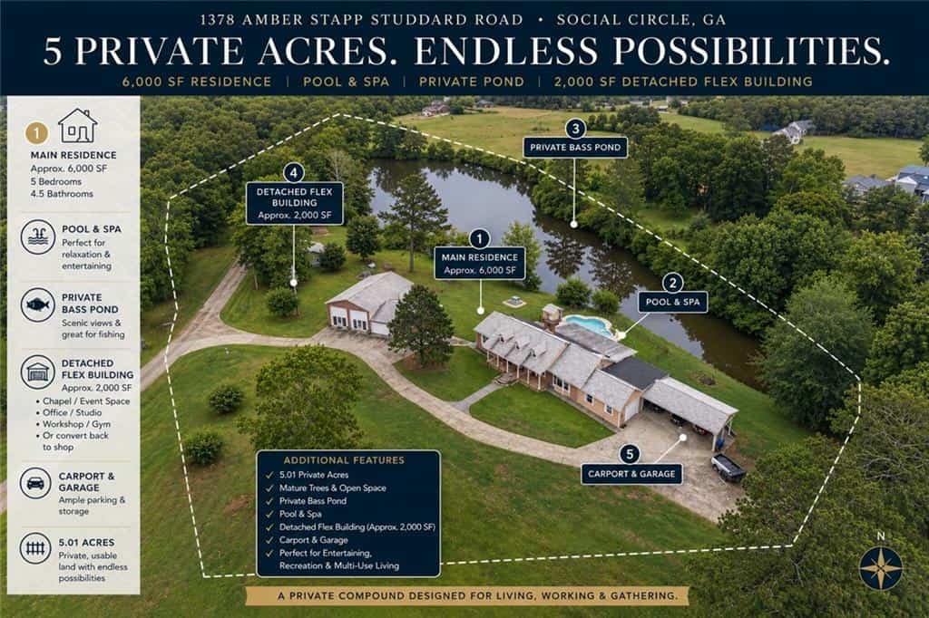 1378 Amber Stapp Studdard Road, Social Circle, GA 30025