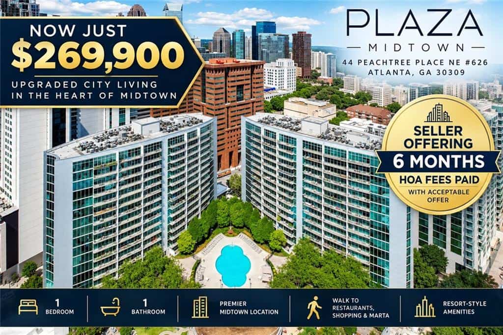 44 Peachtree Place NE 626 #626, Atlanta, GA 30309
