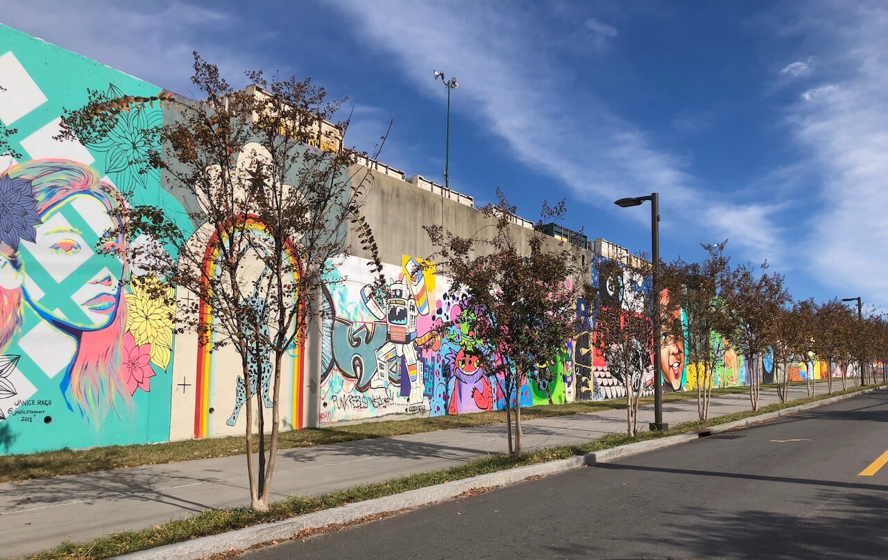 The Atlanta Beltline Eastside Trail in Reynoldstown, Atlanta