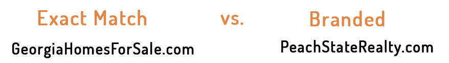 Exact Match Vs Branded Domains
