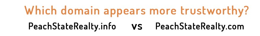 Domain extension comparison
