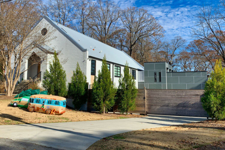 This is one of my favorite homes in Hills Park, it was a former church converted into a home