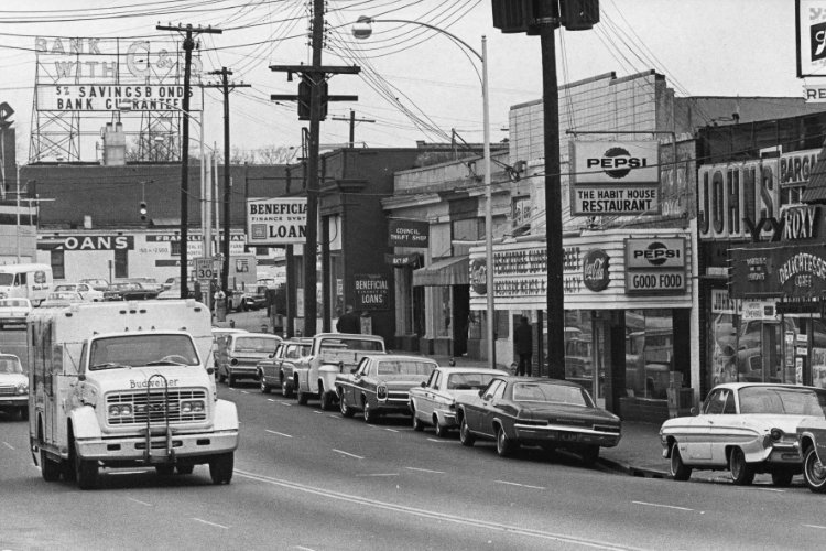 Tenth Street in 1966